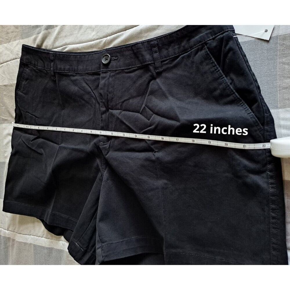 Amazon Essentials Women's 5 In Inseam Chino Short Black Size 16‎ - Picture 5 of 11